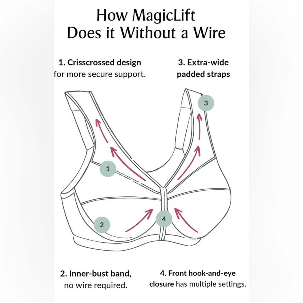 MagicLift® Front Close Support Bra
GLAMORISE - Beige - Picture 6 of 16